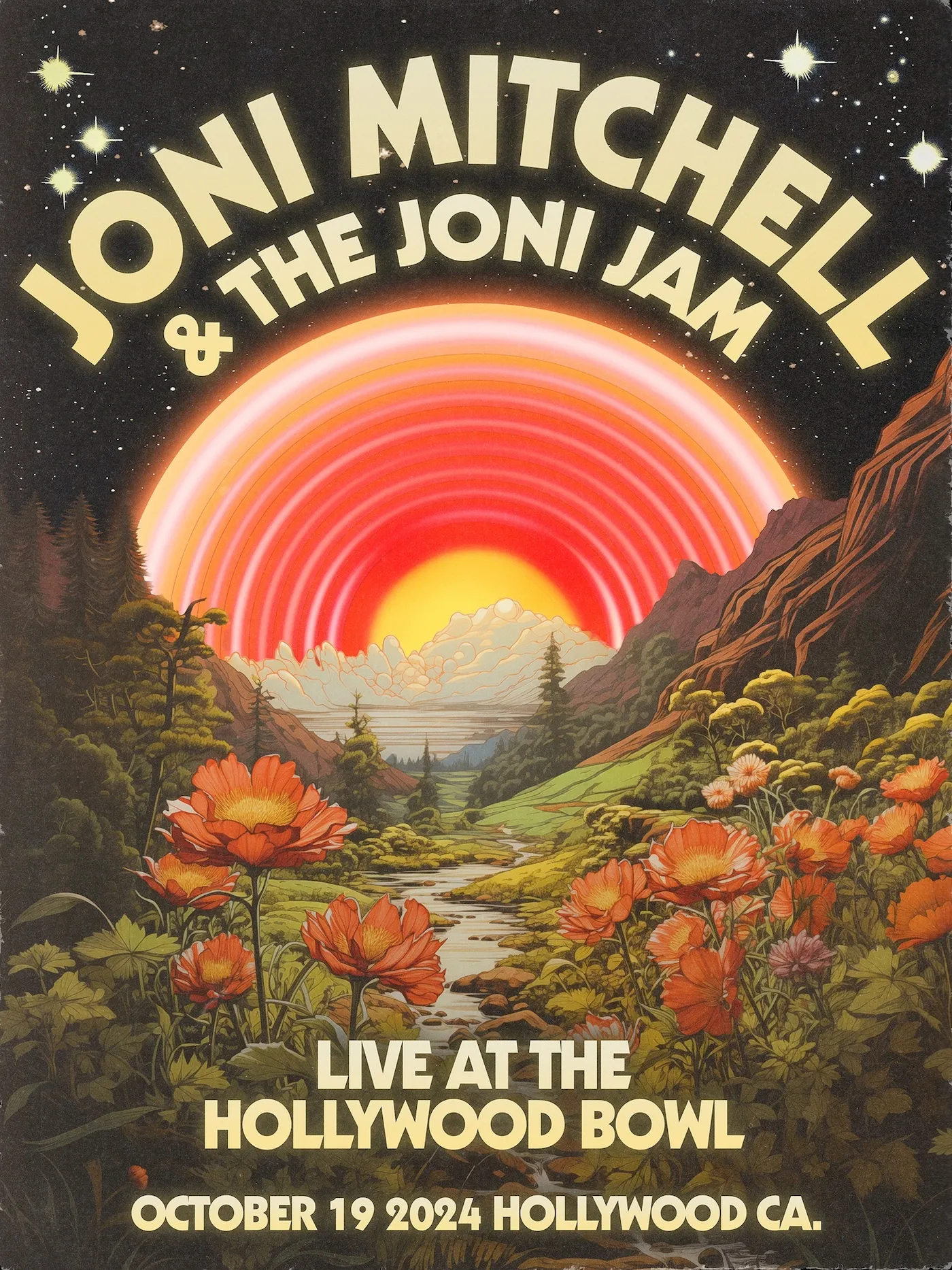 Joni Mitchell anuncia Joni Jam Concert no Hollywood Bowl