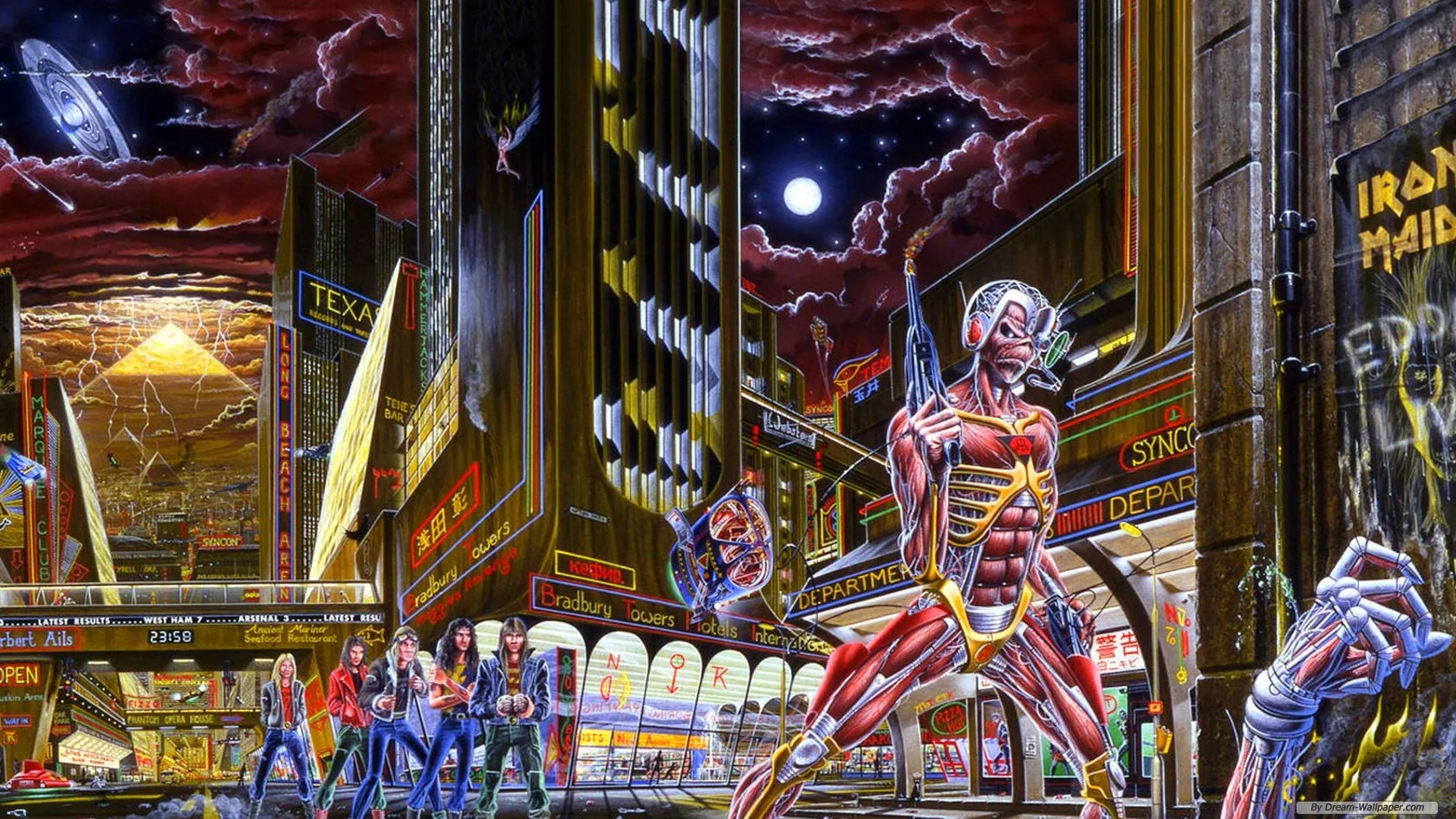 Todas as referências presentes em Somewhere in Time do Iron Maiden