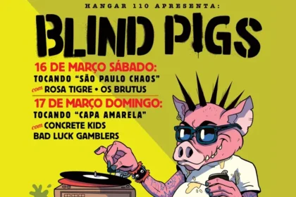 Blind Pigs transforma discos icônicos em dois shows no Hangar 110