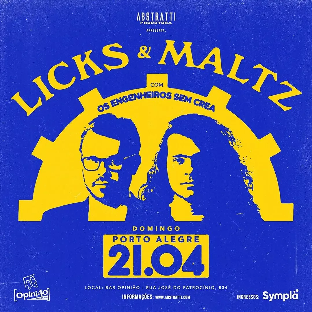 Augusto Licks e Carlos Maltz farão show juntos pela primeira vez em mais de 30 anos