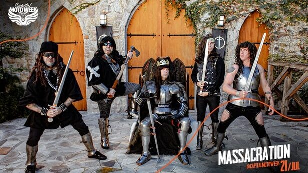 Massacration leva humor e metal ao palco do Capital Moto Week