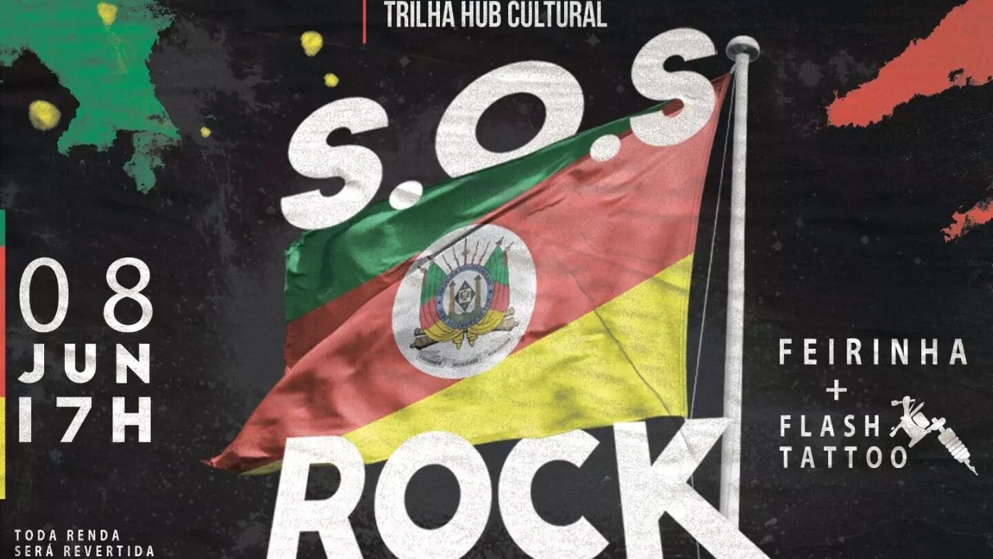 SOS Rock acontece dia 08 para ajudar aos atingidos na enchente