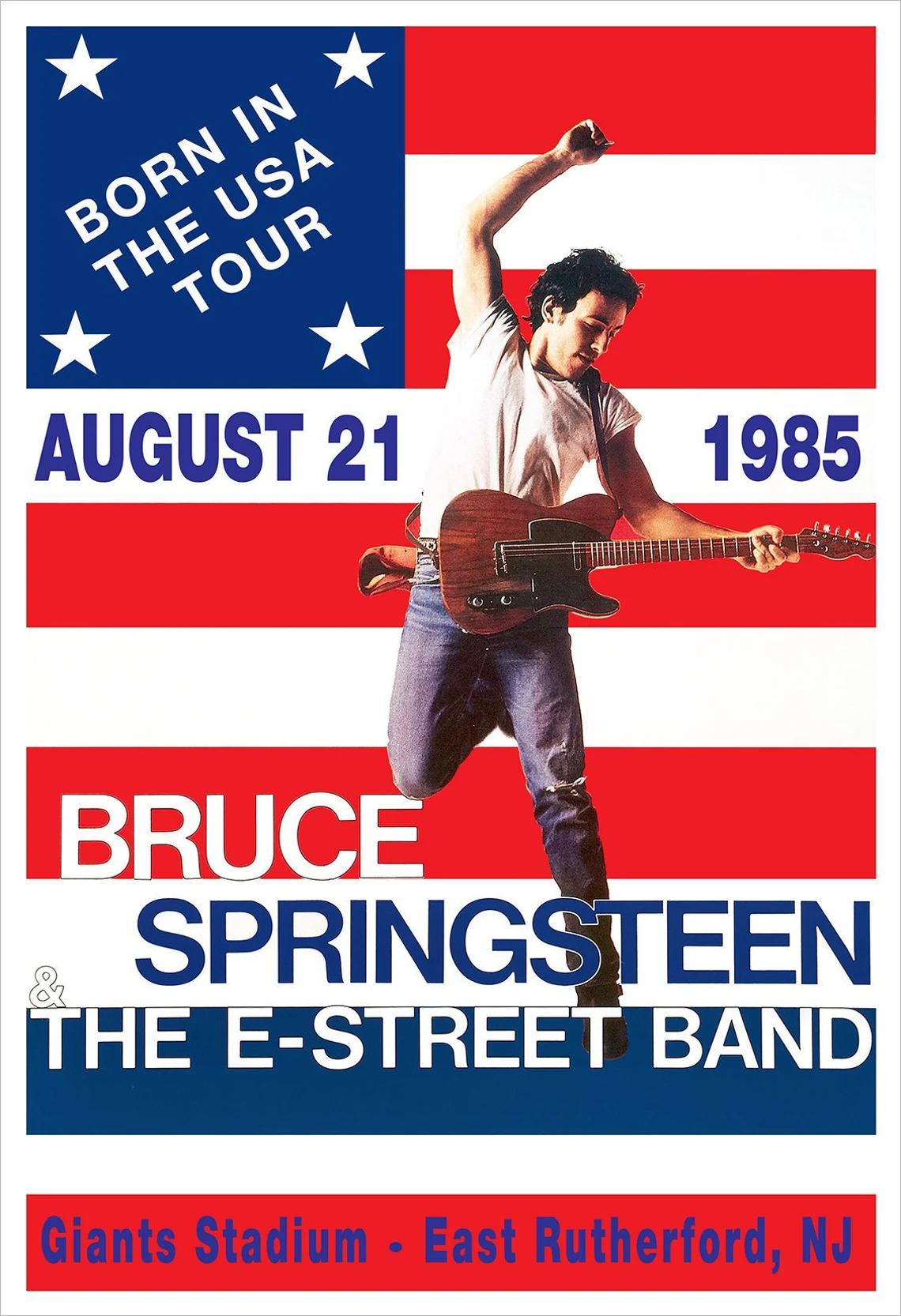 Bruce Springsteen – Born in the USA Tour – Concert Poster