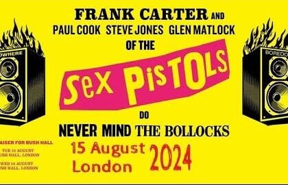 Novos shows anunciados: Frank Carter se une a membros dos Sex Pistols para turnê no Reino Unido