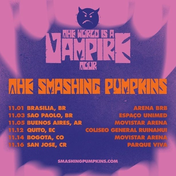 Smashing Pumpkins: A jornada da banda e o aquecimento para os shows no Brasil