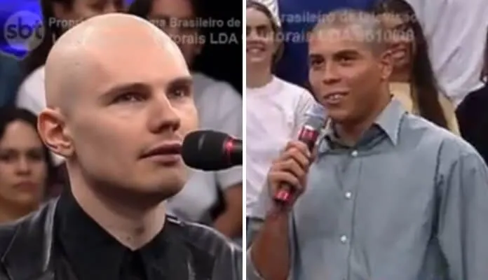 Smashing Pumpkins no Programa Livre. Crédito: Imagem capturada do Youtube