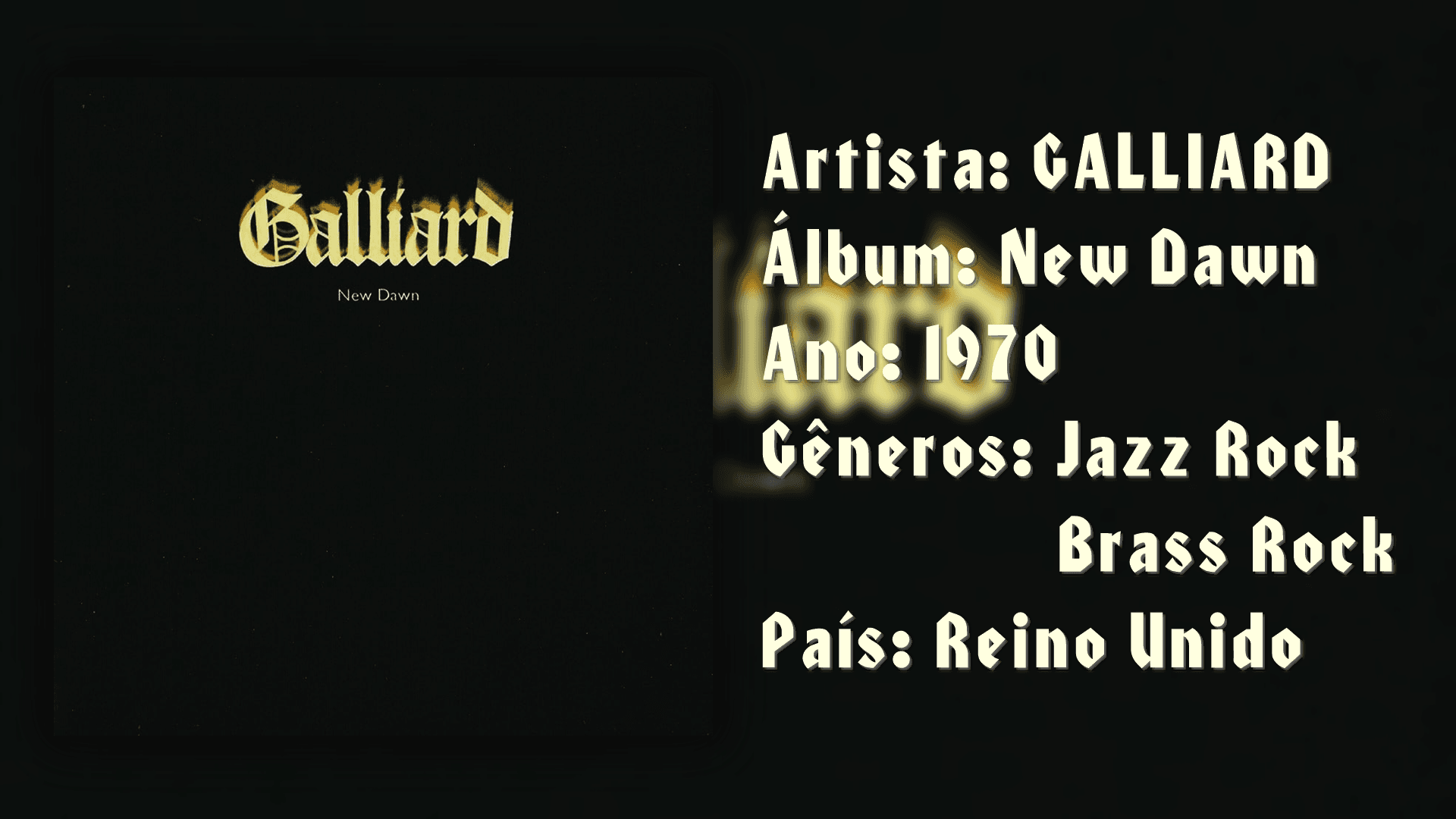 Rock Rarity apresenta: Galliard