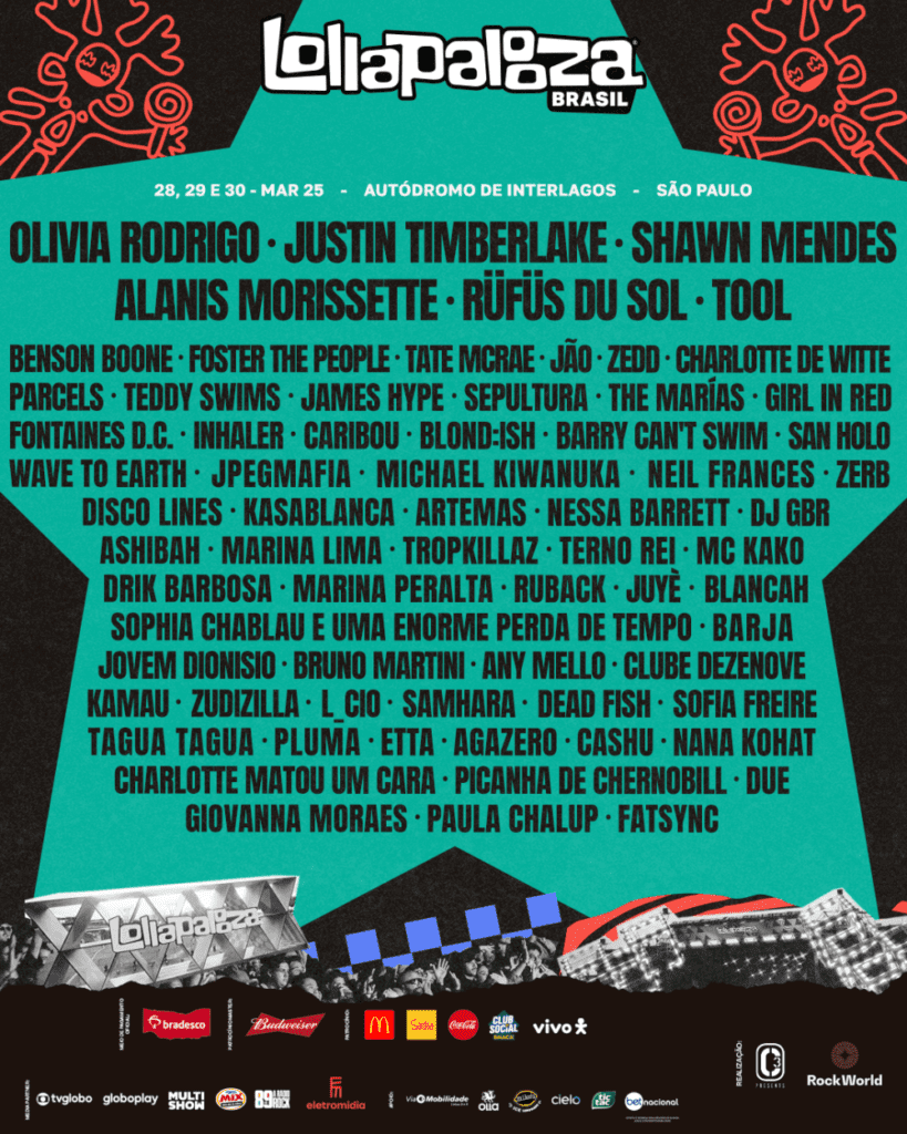 Lollapalooza anuncia atrações para 2025