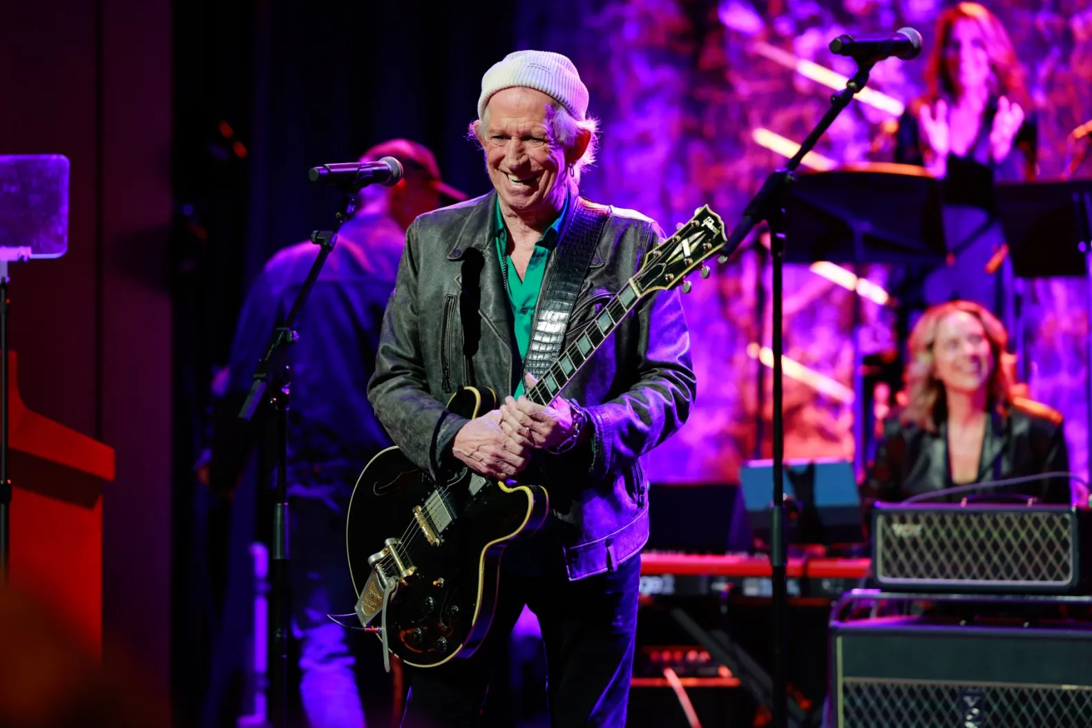 Foto: Keith Richards no Country Music Hall of Fame. Crédito: Jason Kempin/Getty Images para o Country Music Hall of Fame and Museum