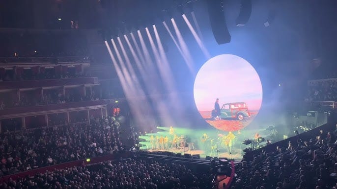 David Gimour at Royal Albert Hall, 09/10/2024 – Crédito Youtube