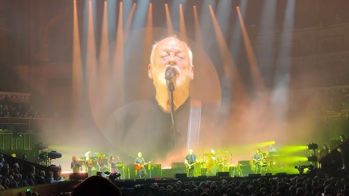 David Gimour at Royal Albert Hall, 09/10/2024 – Crédito Youtube