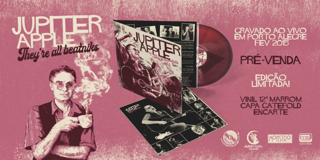 O inédito acústico do Jupiter Apple, They’re All Beatniks, ganha edição em LP