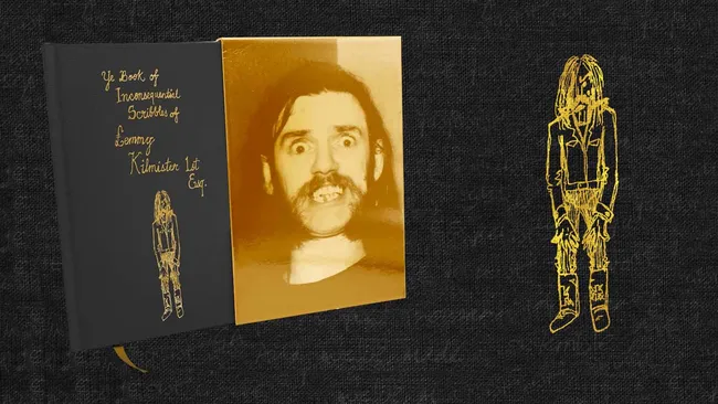 Livro edição limitada com rabiscos de Lemmy, ex-vocalista do Motörhead, agora está à venda