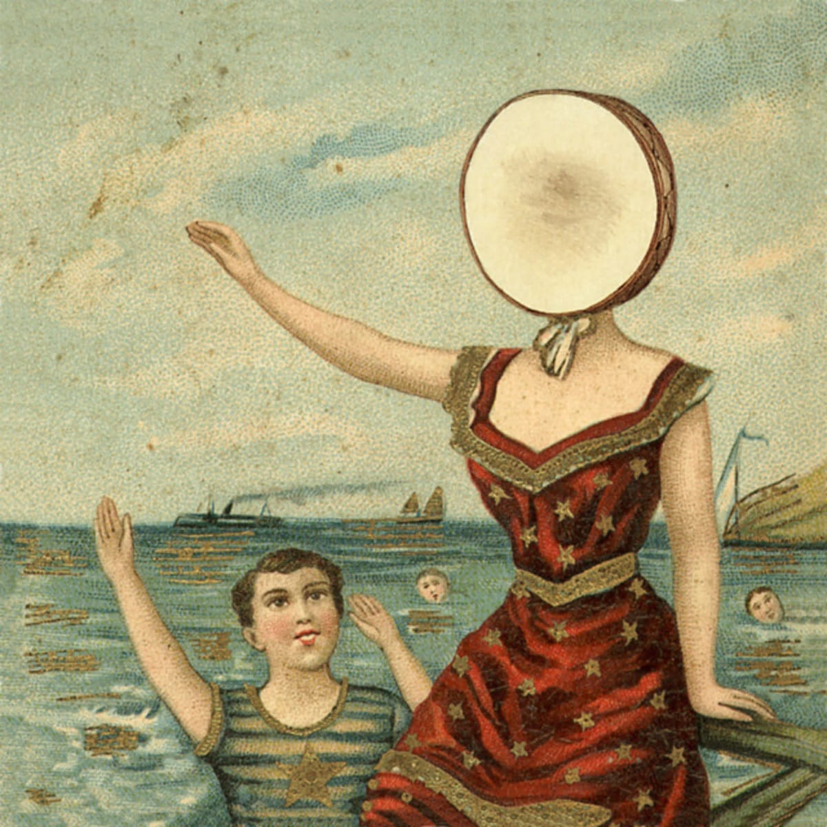 Capa do In the Aeroplane Over the Sea de Neutral Milk Hotel.