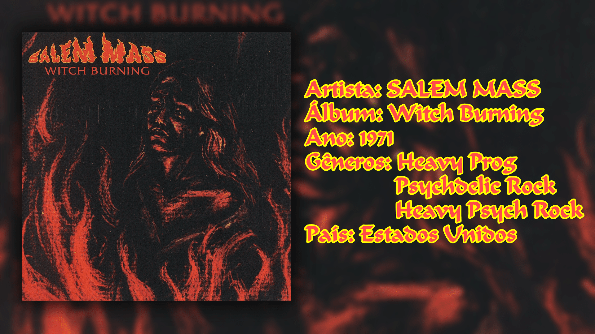 Rock Rarity apresenta: Salem Mass