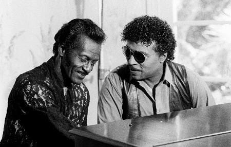Chuck Berry e Little Richard. Crédito: Divulgação.