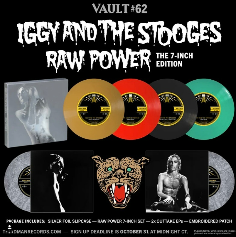Third Man Records anuncia edição especial de “Raw Power” de Iggy and the Stooges