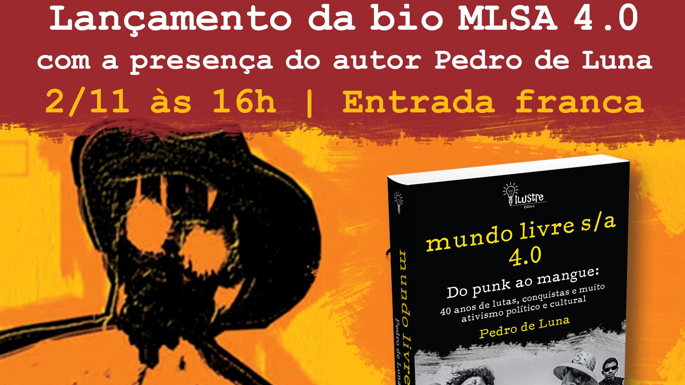 Sol y Sombra recebe lançamento da biografia mundo livre S/A 4.0  em São Paulo