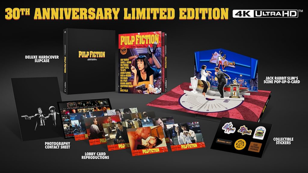 Pulp Fiction celebra 30 anos com edição 4K Ultra HD e retorno aos cinemas