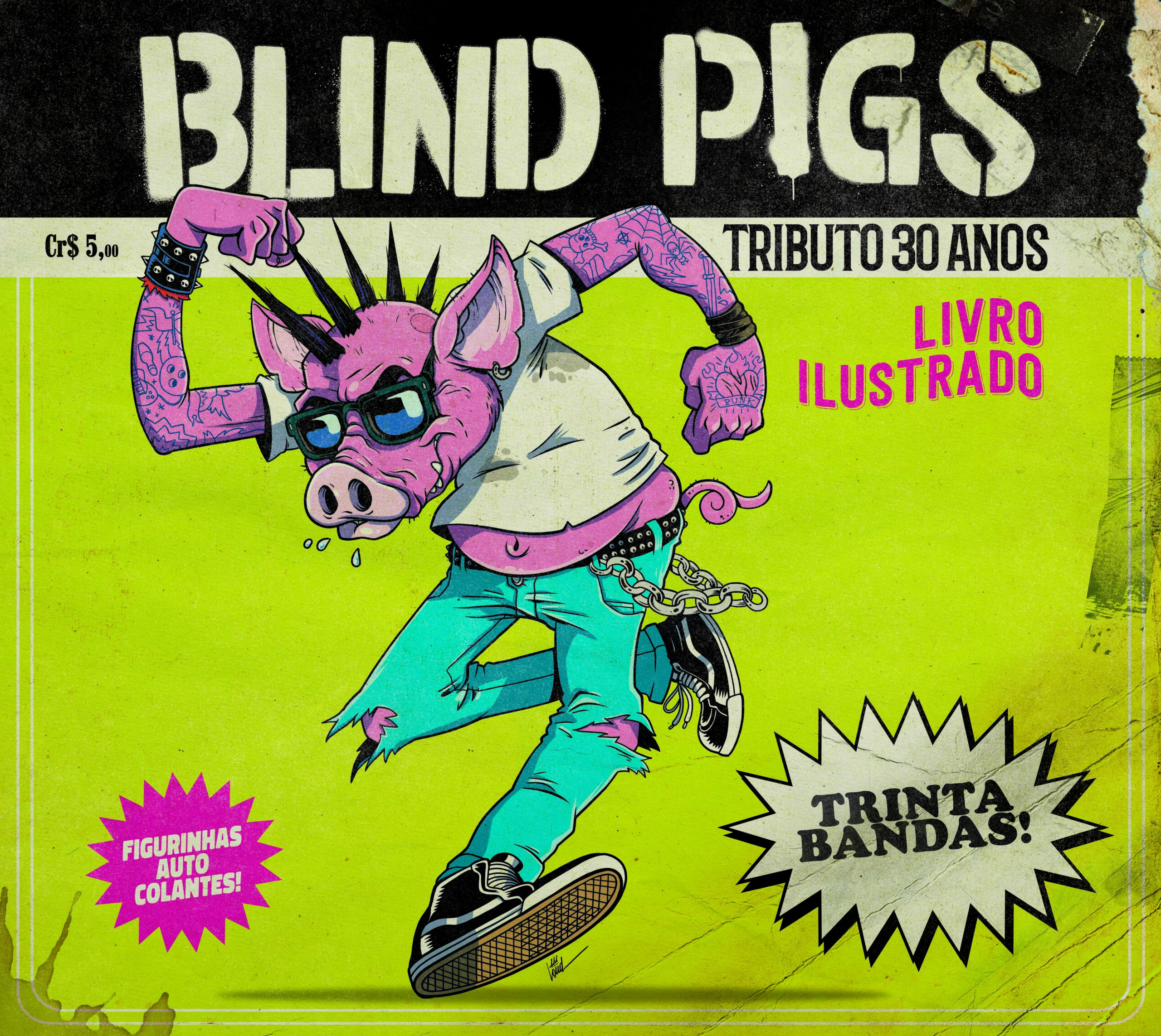 Tributo ao Blind Pigs: CPM22, Supla e Deb and The Mentals estão entre as 30 bandas que participam do disco