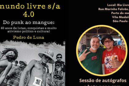 Biógrafo e biografado participam juntos de lançamento do livro “Mundo Livre S/A 4.0” dia 2/12 na Ria Livraria