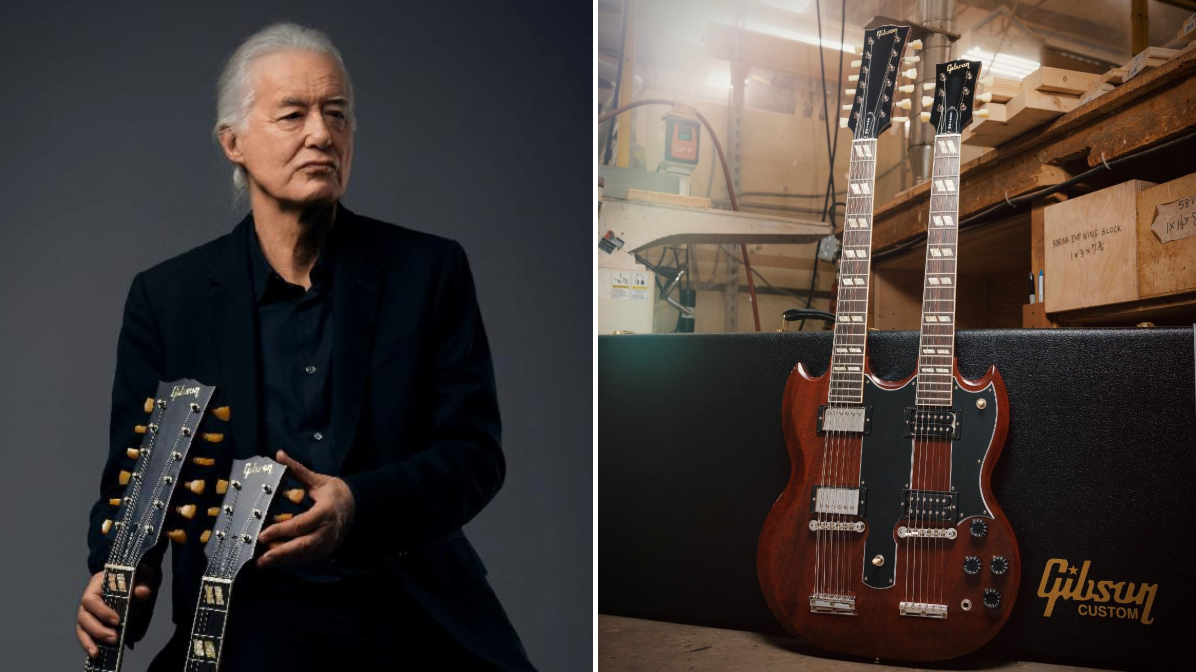 Jimmy Page e Gibson recriam a icônica EDS-1275 Doubleneck de 1969