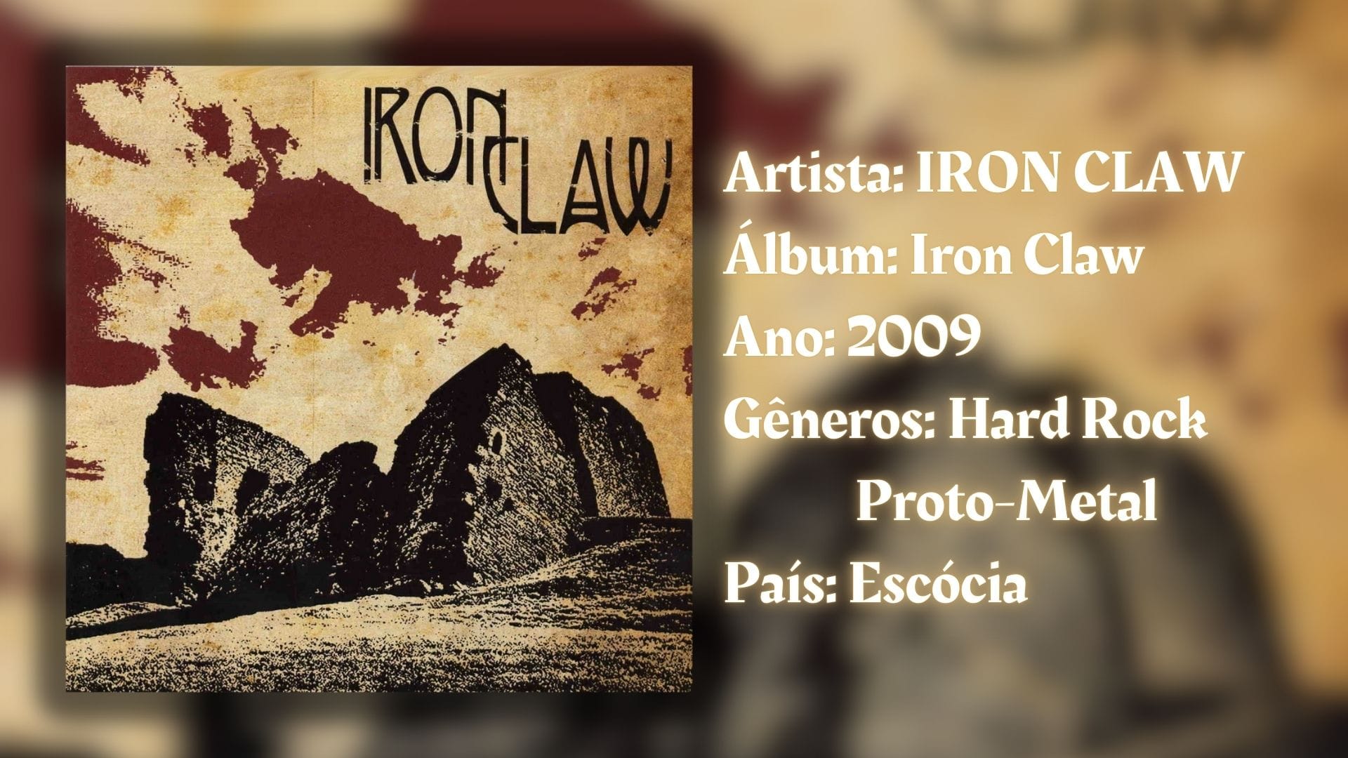 Rock Rarity apresenta: Iron Claw, hard rock escocês!