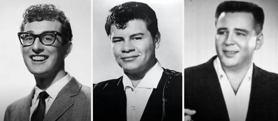 Buddy Holly, Ritchie Valens e The Big Bopper (Foto: Arquivo)