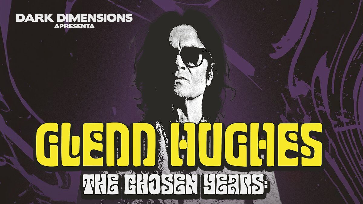Cartz da turnê de despedida de Glenn Hughes pela América do Sul.