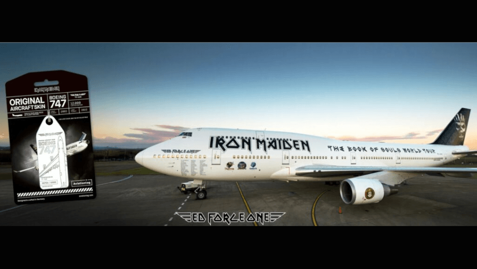 Partes do Ed Force One, viram itens de colecionador