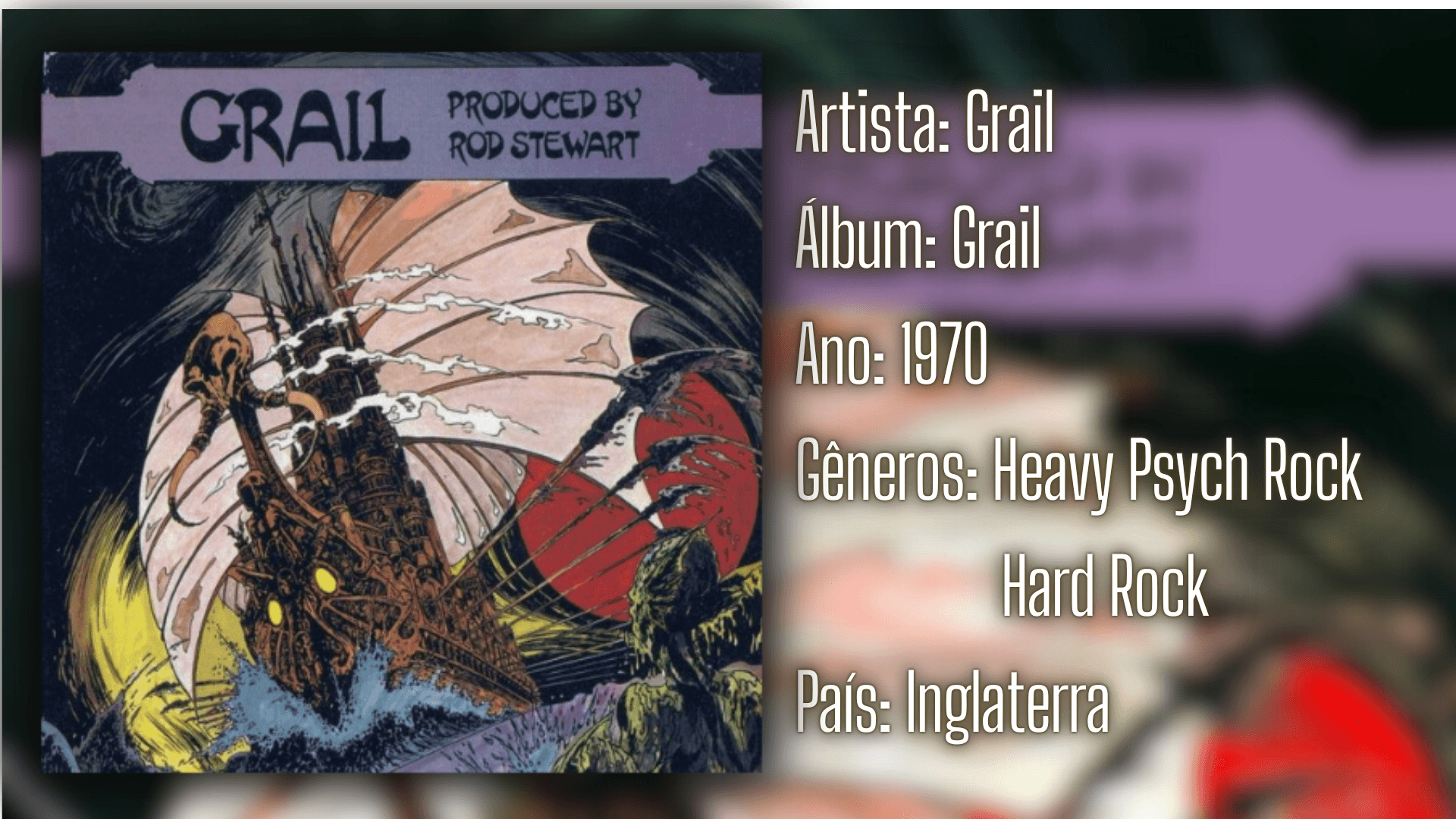 Rock Rarity apresenta: Grail, sonoridade excêntrica e eclética