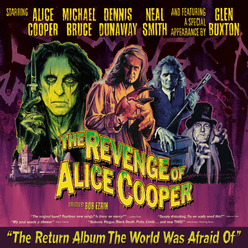 Alice Cooper anuncia primeiro álbum com os companheiros de banda originais em 51 anos