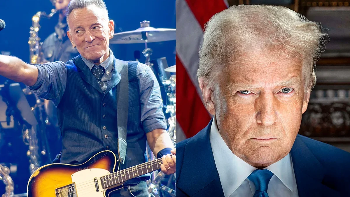 Bruce Springsteen critica Donald Trump em show e recebe resposta agressiva do ex-presidente