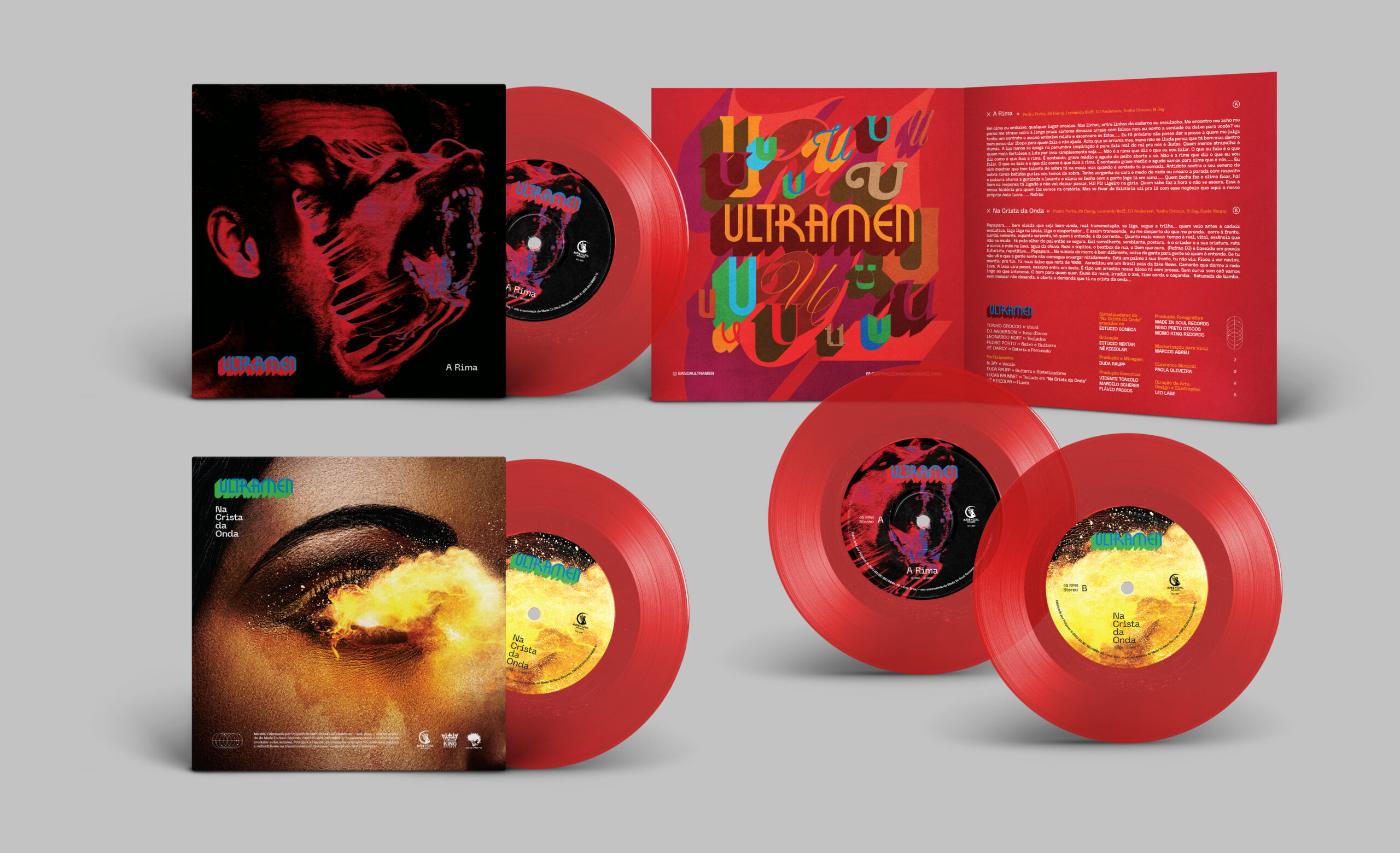 Banda Ultramen retorna com Compacto 7″ “Na Crista da Onda” pela Made In Soul Records