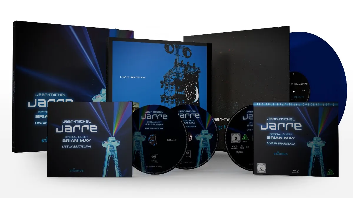 Jean-Michel Jarre anuncia álbum ao vivo gravado em Bratislava com participação de Brian May