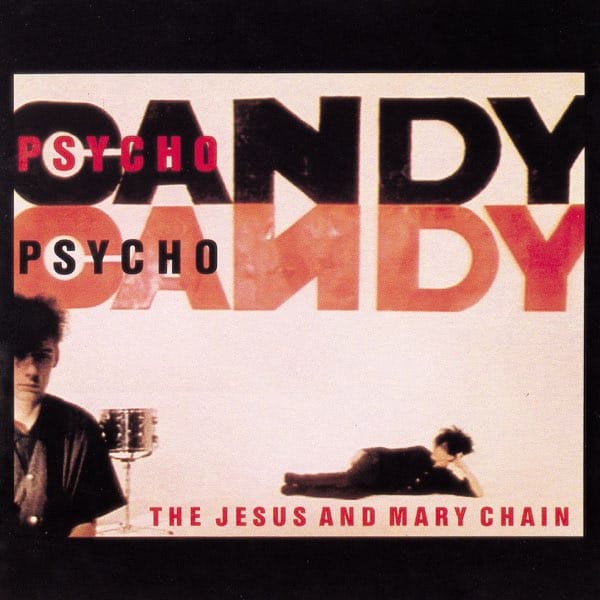 Capa do álbum Psychocandy do The Jesus and Mary Chain.