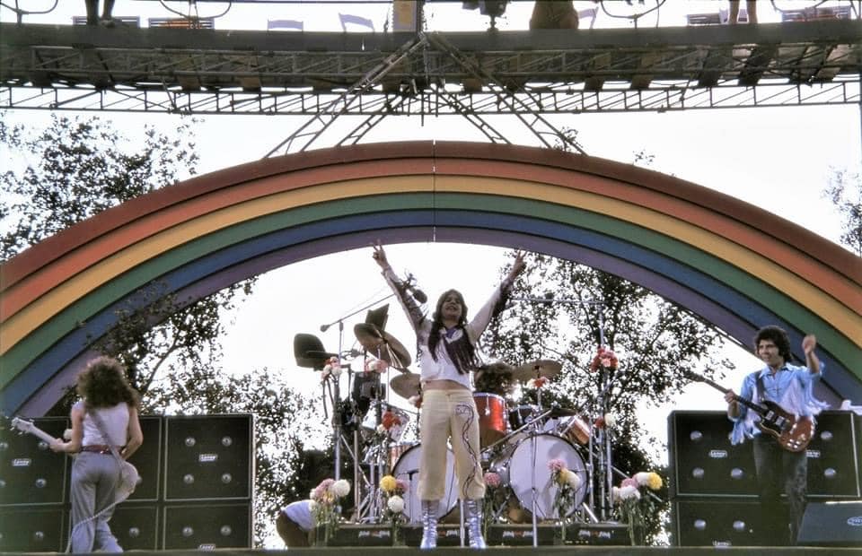 6 de Abril, 1974; Black Sabbath ao vivo no California Jam – Créditos: Imprensa.