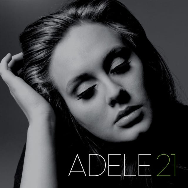 Capa do álbum 21 de Adele.