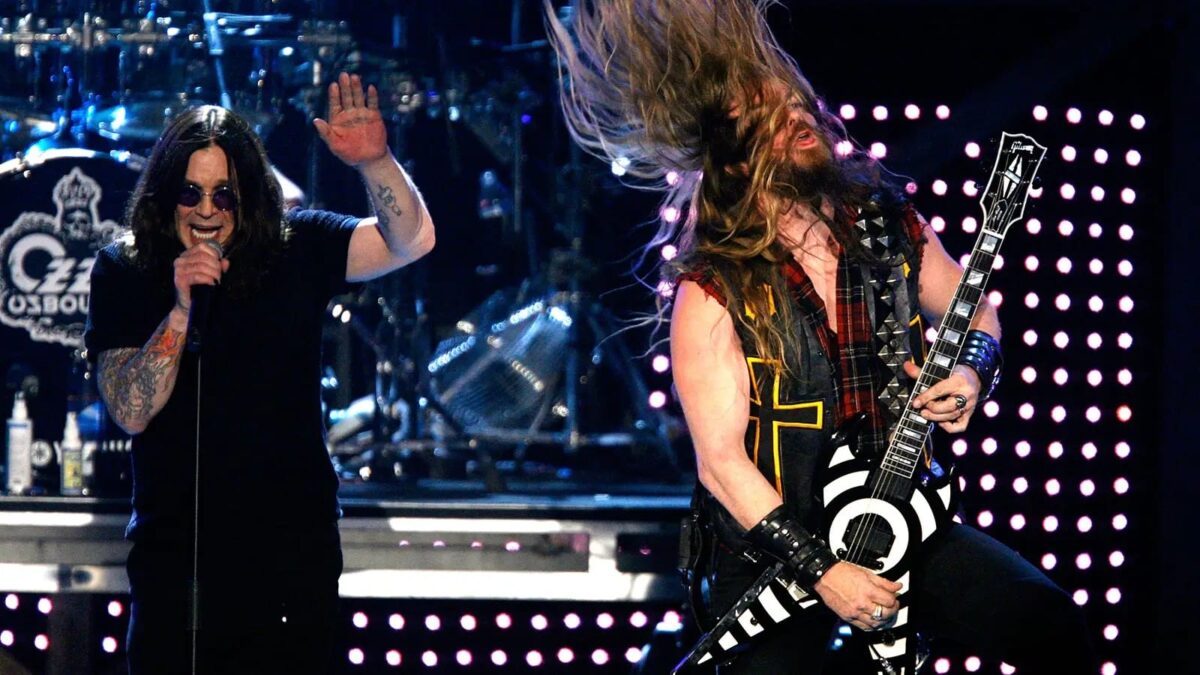 Ozzy e Zakk Wylde ao vivo – Créditos: imprensa.