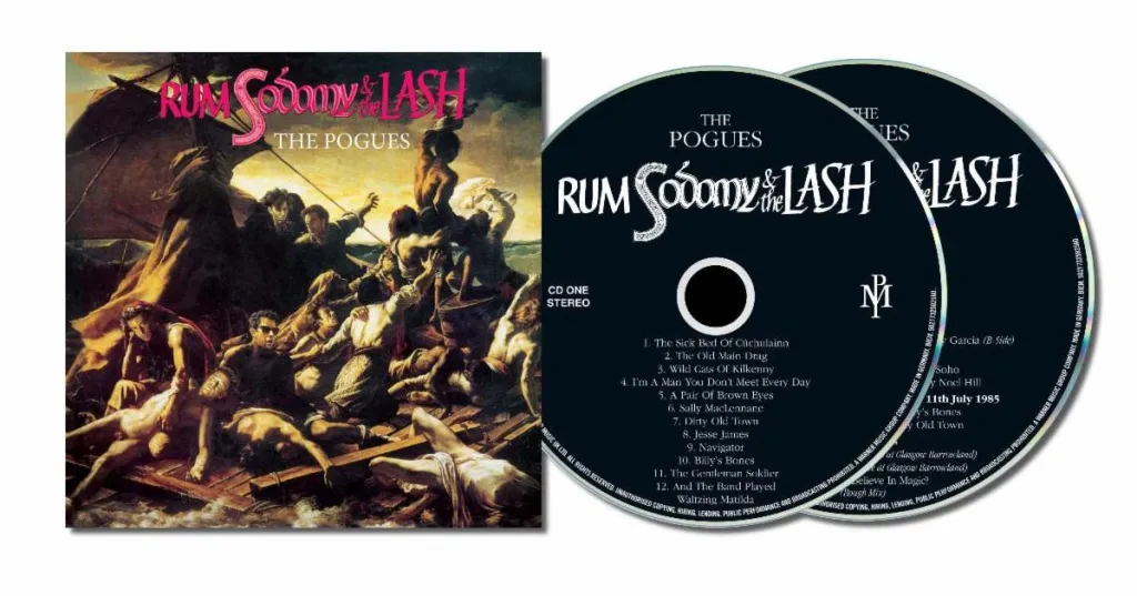 CD Duplo relançado The Pogues- “Rum Sodomy & the Lash”