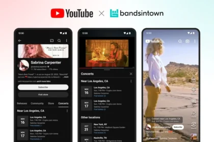 Bandsintown se torna fornecedor exclusivo de shows no YouTube e YouTube Music