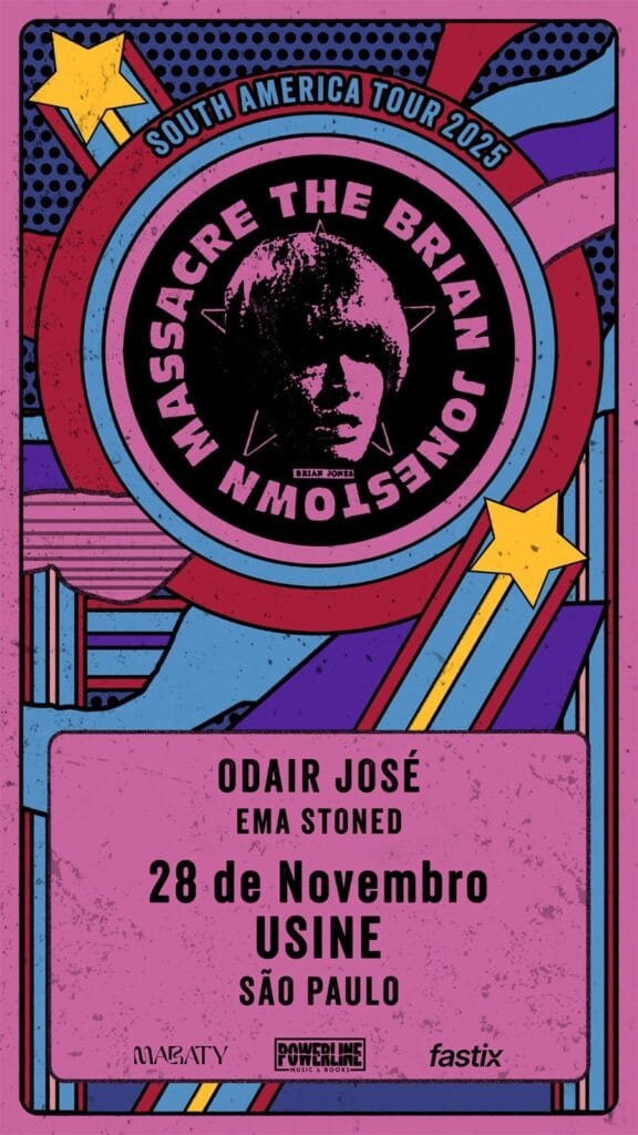 Odair José e Ema Stoned abrem show do The Brian Jonestown Massacre em São Paulo