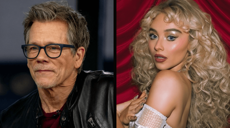 Sabrina Carpenter reage a paródia de Kevin Bacon com porcos