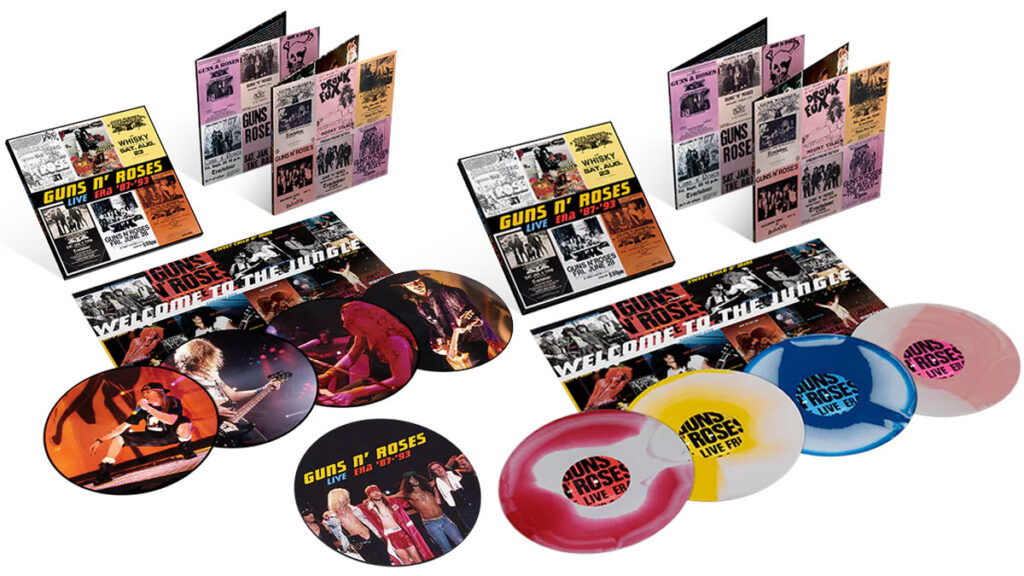 Guns N’ Roses relança ‘Live Era’ em vinil quádruplo