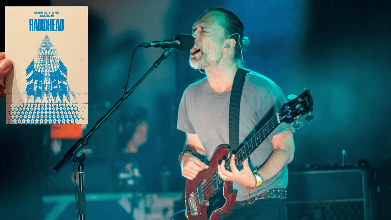 Radiohead turnê 2025: pôsteres sugerem primeiros shows