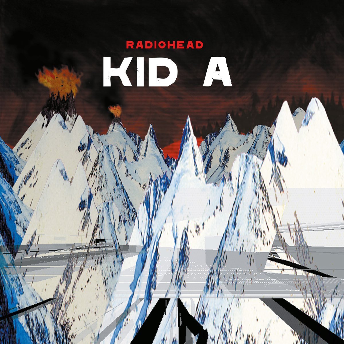 Capa de Kid A. Arte por Thom Yorke.