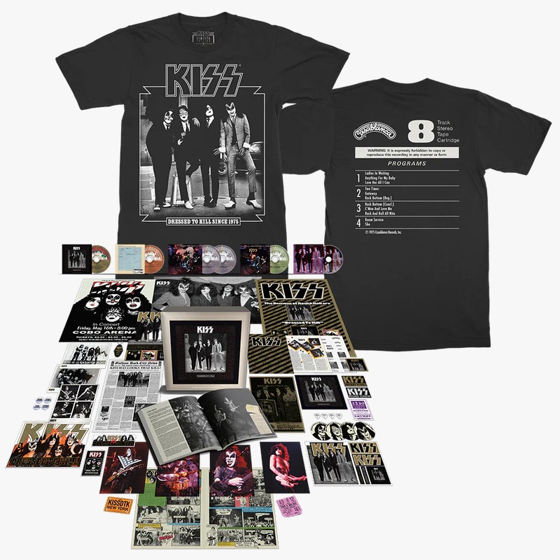 KISS anuncia edição de 50 anos de “Dressed To Kill” com demos e faixas inéditas