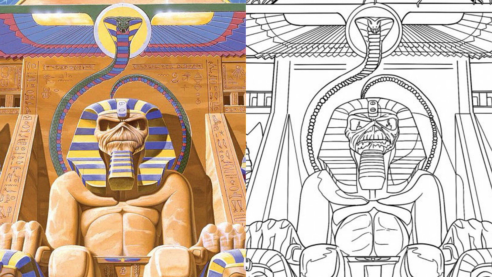 Terceiro livro de colorir oficial do Iron Maiden chega em novembro