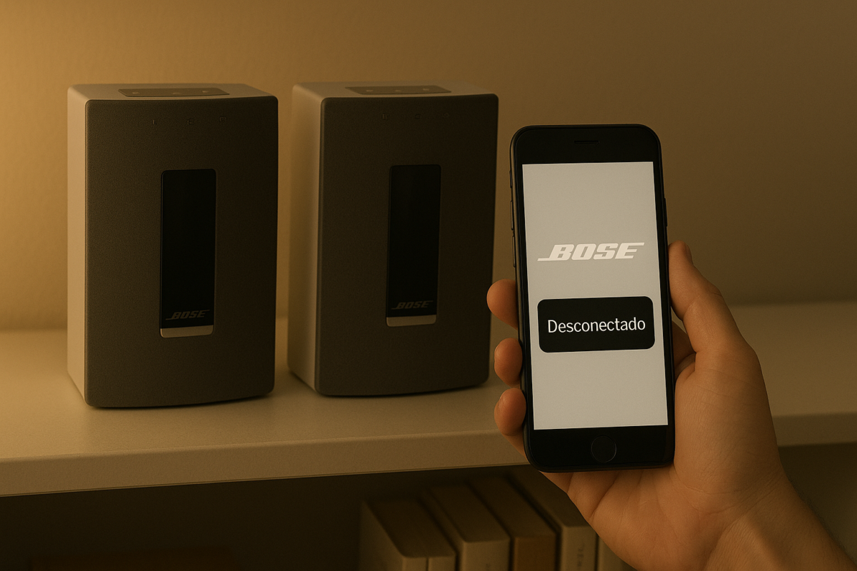 Bose sem conexão com a internet