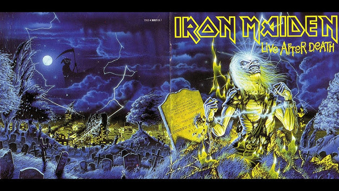 UK アイアンメイデン LIVE AFTER DEATH ES24 0426 3 Iron Maiden relança “Live After Death” em vinil colorido para